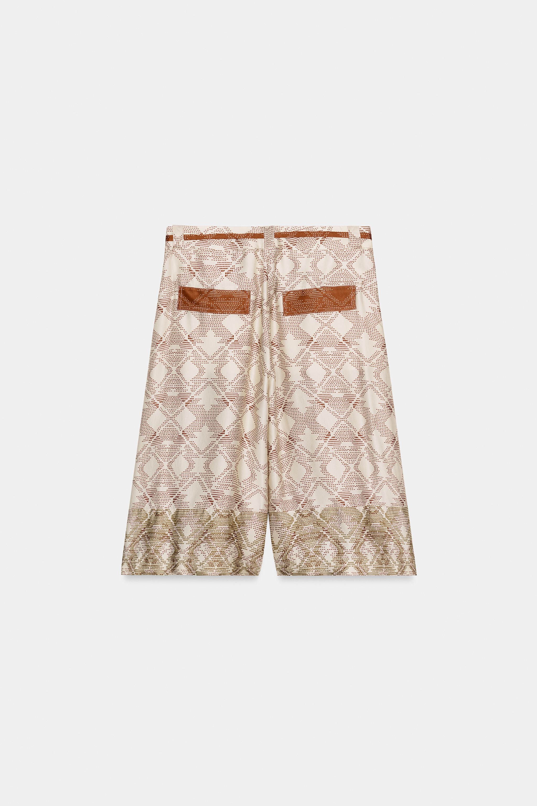 PRINTED FLOWY SHORTS ZW COLLECTION